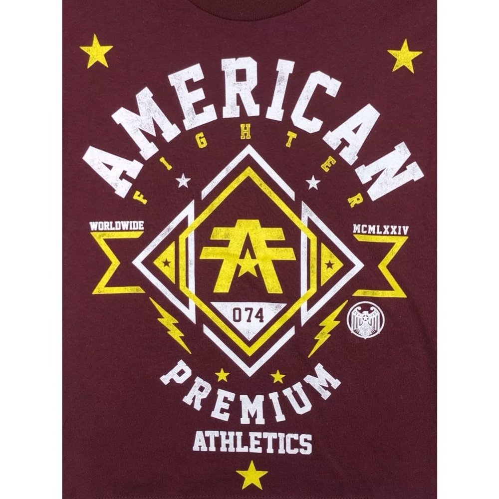 AMERICAN FIGHTER L/S ARLINGTON Boy’s T-shirt -Yout - Picture 4 of 7